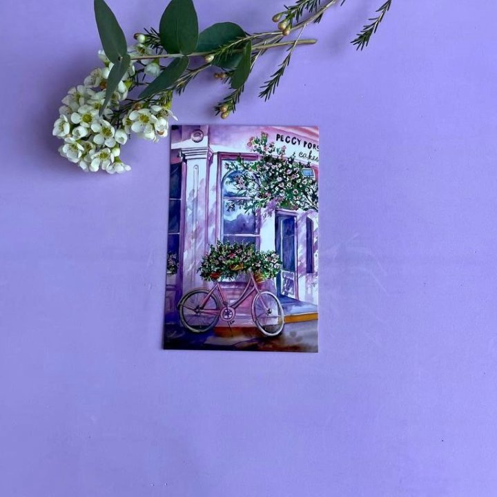 Открытка к букету "Розовый" в Абакане