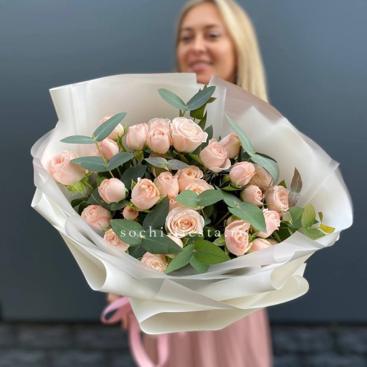 Букет кустовых роз "Фреш" в Абакане