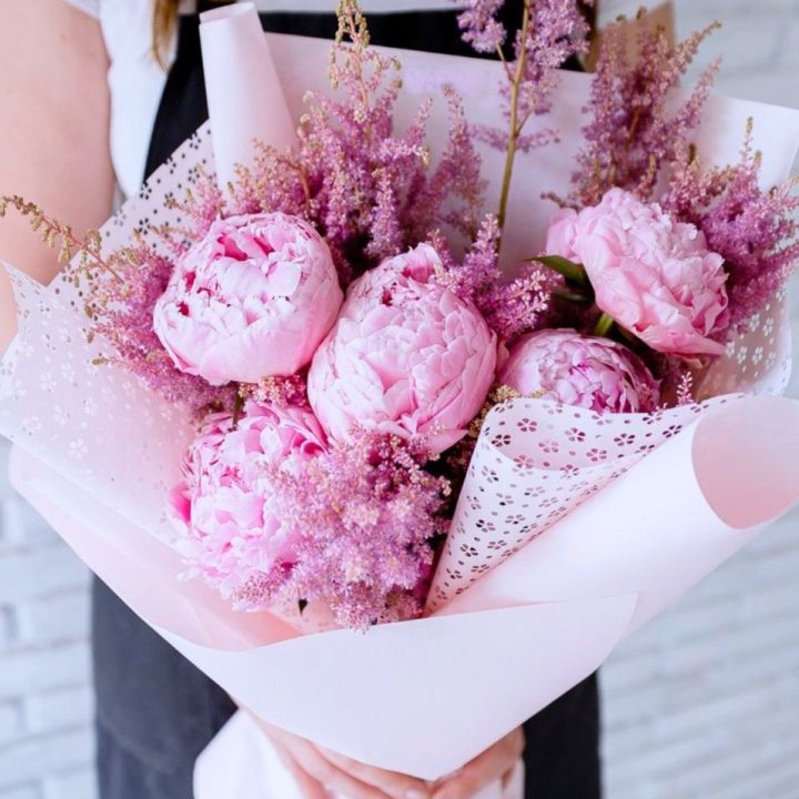 Букет пионов "Мелиса" в Абакане