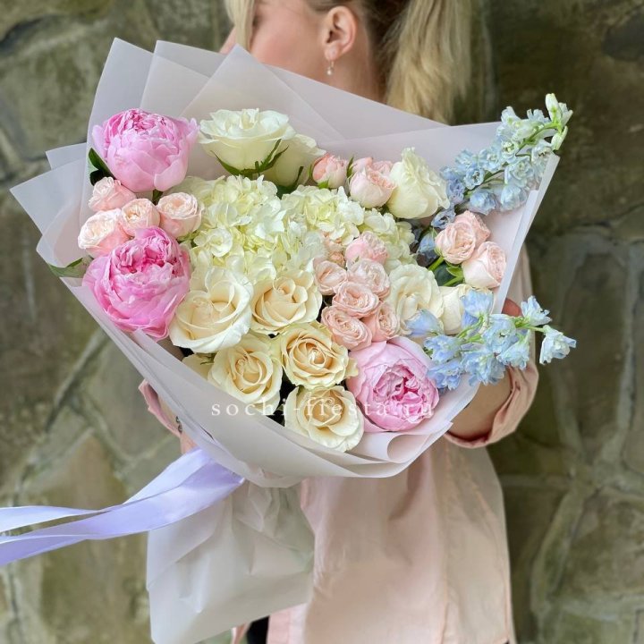 Букет с пионами "Богема" в Абакане