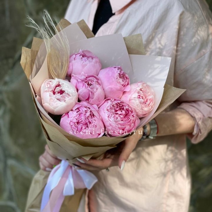 Букет пионов "Венди" в Абакане