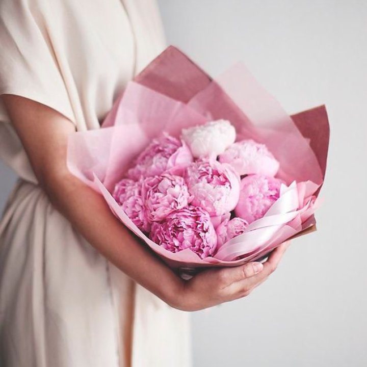 9 зефирных пионов в Абакане