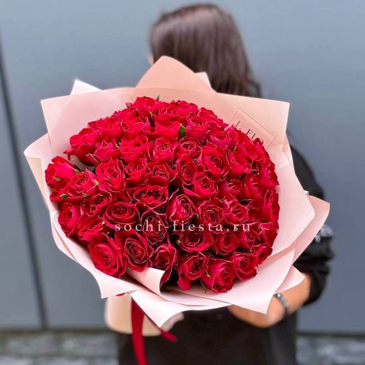 55 кенийских роз в Абакане