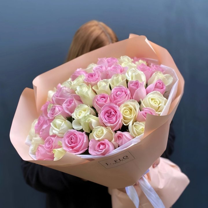 55 роз микс нежности в Абакане