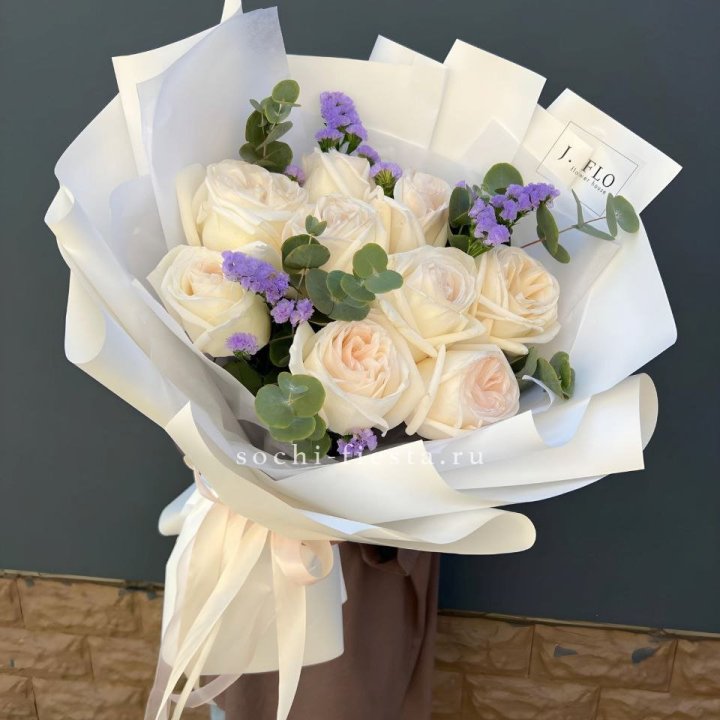 Букет из роз Вайт охара в Абакане