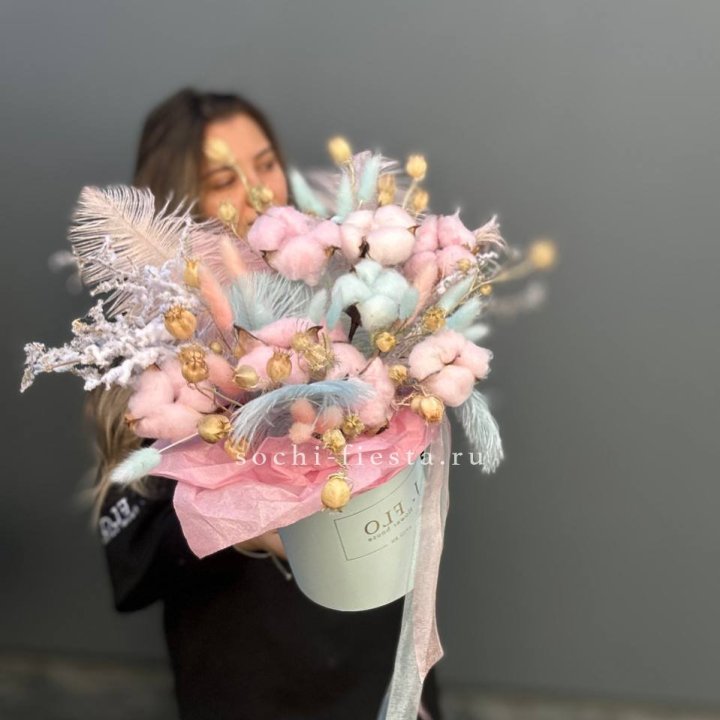 Авторский бокс с сухоцветами №2 в Абакане