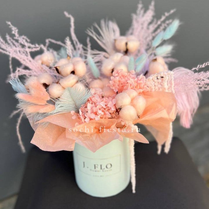 Авторский бокс с сухоцветами №3 в Абакане