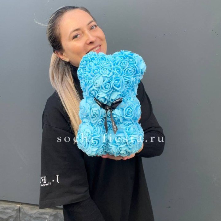 Игрушка медведь голубая в Абакане