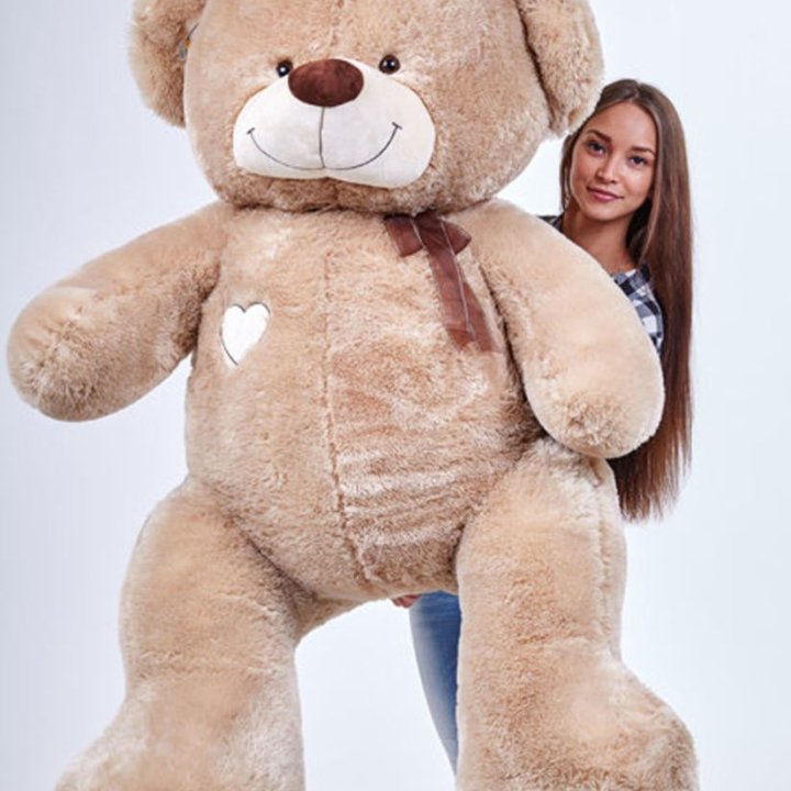 Бурый плюшевый мишка большой в Абакане