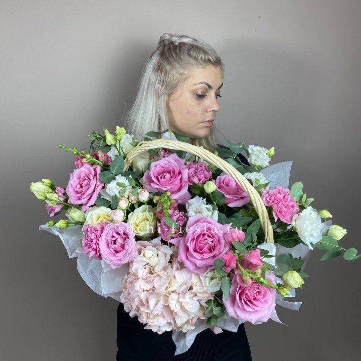 Цветочная корзина № 5 в Абакане