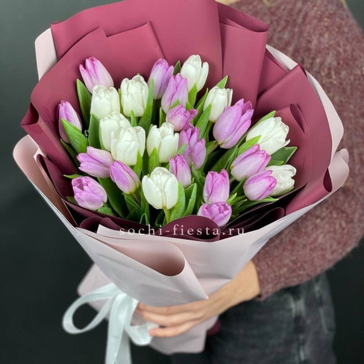 25 тюльпанов микс в Абакане
