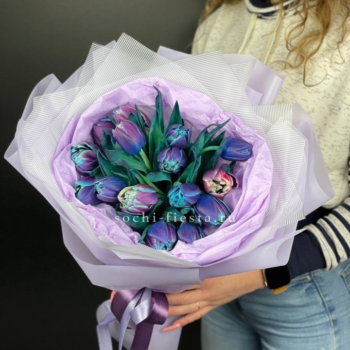 Букет тюльпанов "Пандора" в Абакане