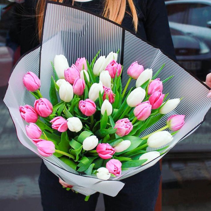 29 тюльпанов микс в Абакане